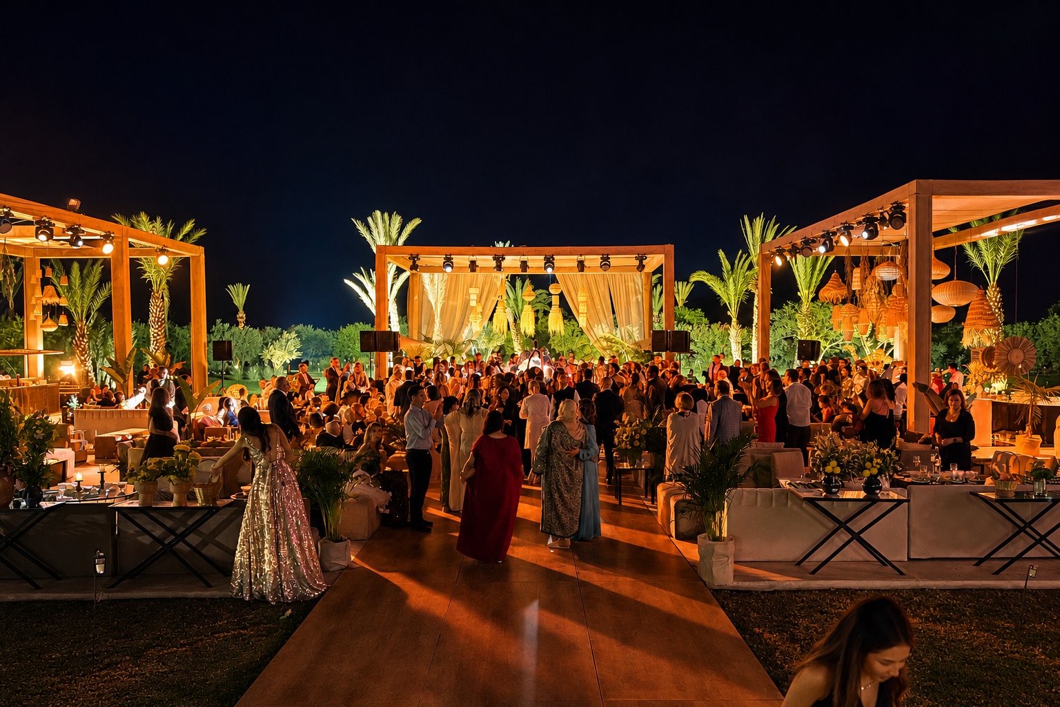 Réception de mariage de prestige à Marrakech par Innovasigne
